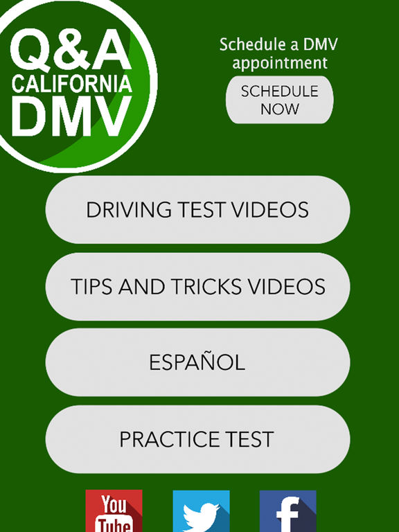 california driving test appointment online