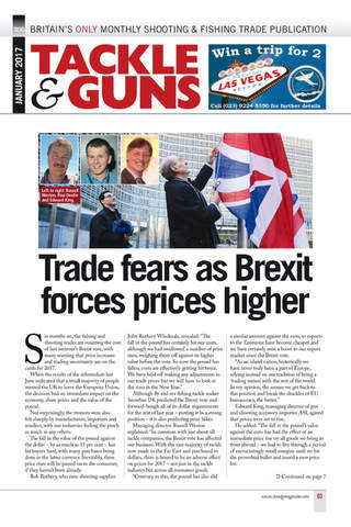 Tackle and Guns - Britain's only monthly shooting and fishing trade publication screenshot 2