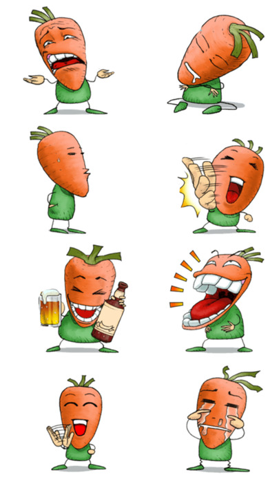 Carrot Man > Stickers! screenshot 3