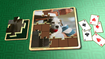Jigsaw Solitaire Pets screenshot 2