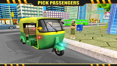 TukTuk Rickshaw Rush Drive 3D screenshot 2