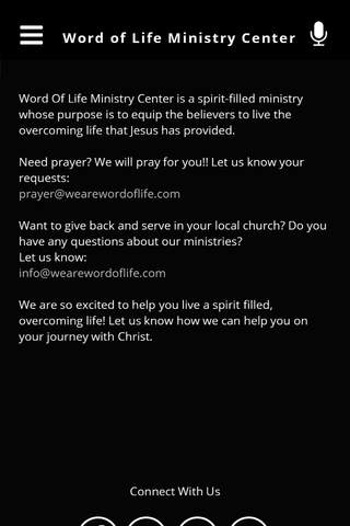Word of Life Ministry Center screenshot 4