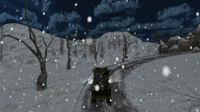 Snow Army Truck Drive:Offroad Truck Simulator screenshot 2