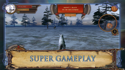 3D White Wolf Sim screenshot 3