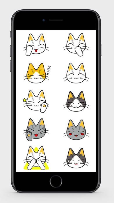 Cat Faces Stickers screenshot 4