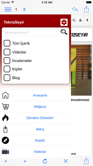 TeknoSeyir Mobil screenshot 2