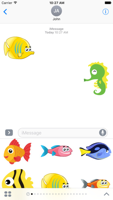 Fish Cute-Fc Sticker screenshot 2