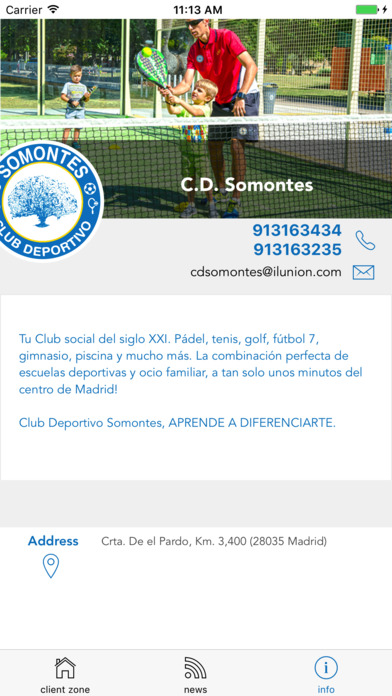 Club Deportivo Somontes screenshot 2