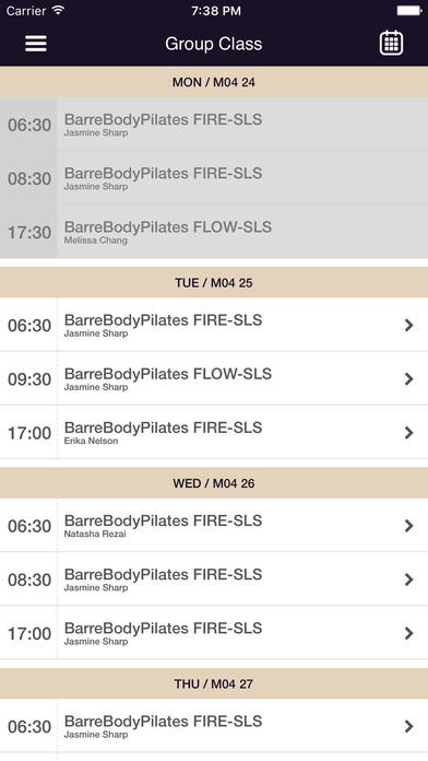 Barre Body Pilates screenshot 3