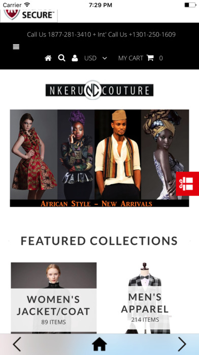 Nkeru Couture screenshot 2