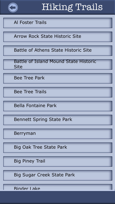 Missouri - Campgrounds & Hiking Trails,State Parks screenshot 4