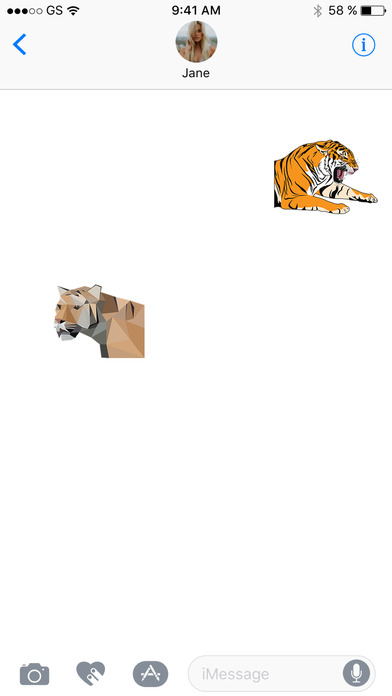 Tiger Two Sticker Pack screenshot 2