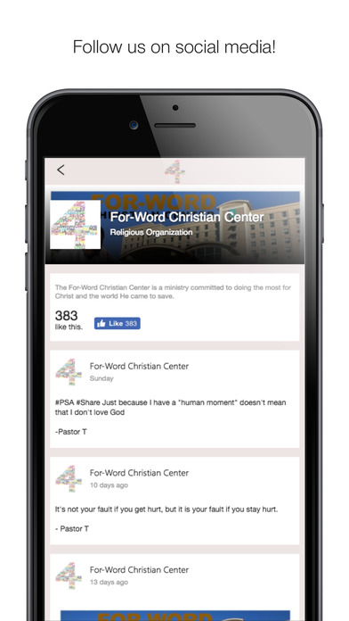 For-Word Christian Center screenshot 3