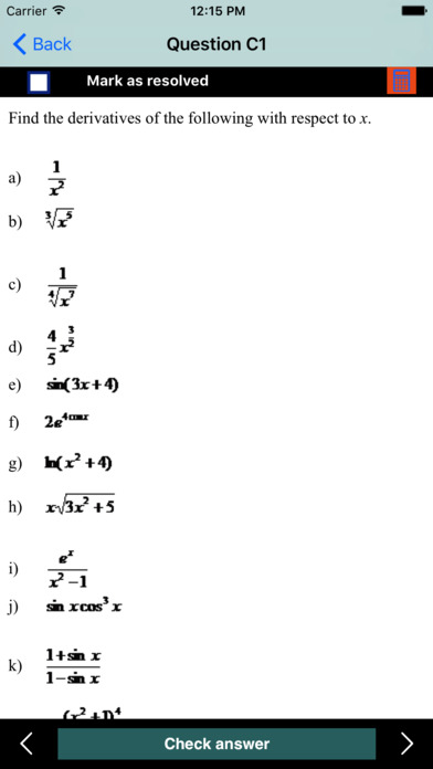 Mathematics Standard Level course screenshot 3