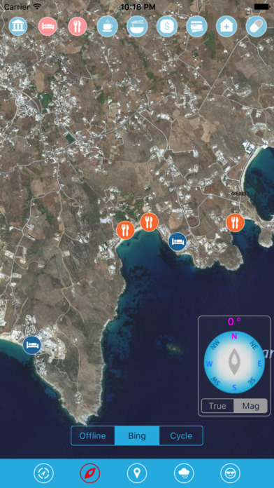 Mykonos Island Offline Travel Map Guide screenshot 2