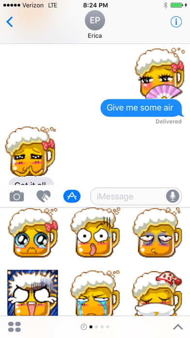 Funny Beer Emojis screenshot 4
