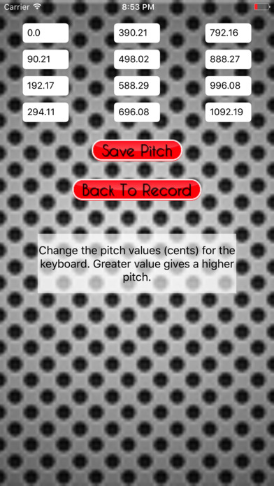PitchMe - record and play yourself as a piano screenshot 3