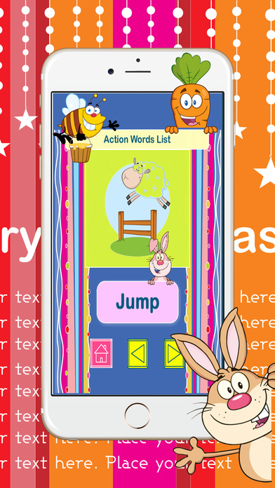 Kids Spelling Action Words Worksheets With Picture screenshot 3