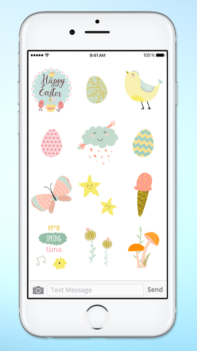 Spring and Easter Animals and More Sticker Pack screenshot 4