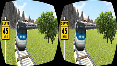 VR Train Simulator 2017: Racing Game On Rail screenshot 2
