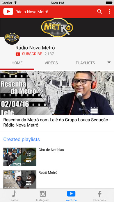 Rádio Nova Metrô. screenshot 3