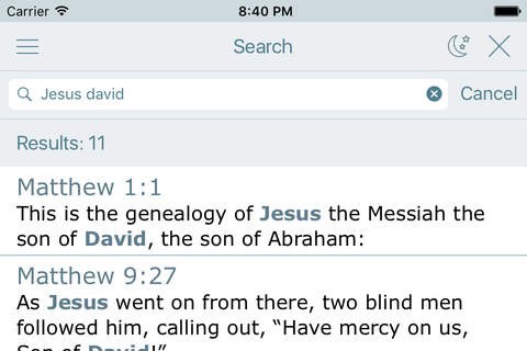 NIV Bible The New International Holy Audio Version screenshot 4