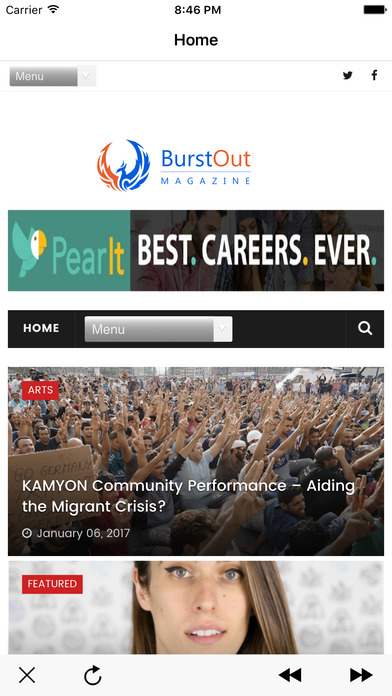 BurstOut Magazine - A News Community for People Wh screenshot 2