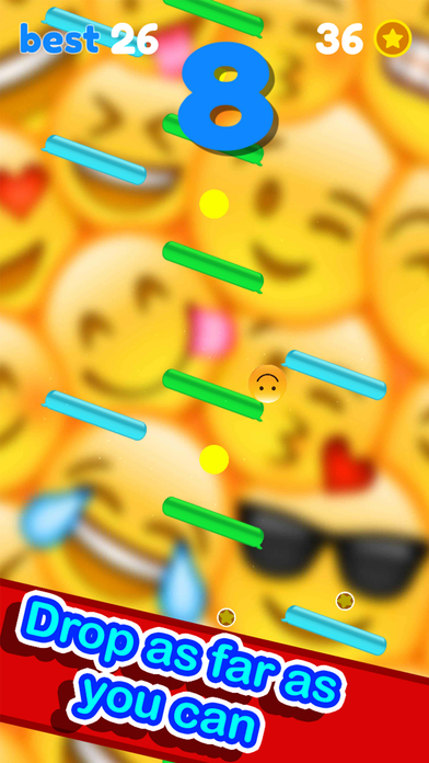Social Fall Emoji Drop screenshot 2