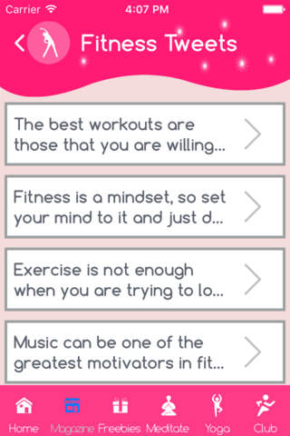 Online workout program screenshot 3
