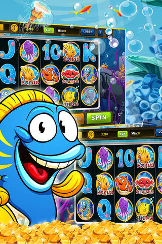 Big Goldfish Fish Casino Slots: Gold Slot Machines screenshot 2