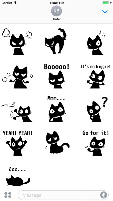 The Black Cat Sticker screenshot 3