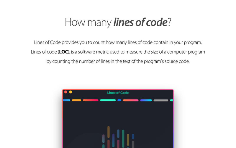 Lines of Code for Mac 1.0.1 破解版 - 代码行数计算器
