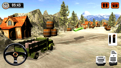 Army Cargo transport truck Pro screenshot 3