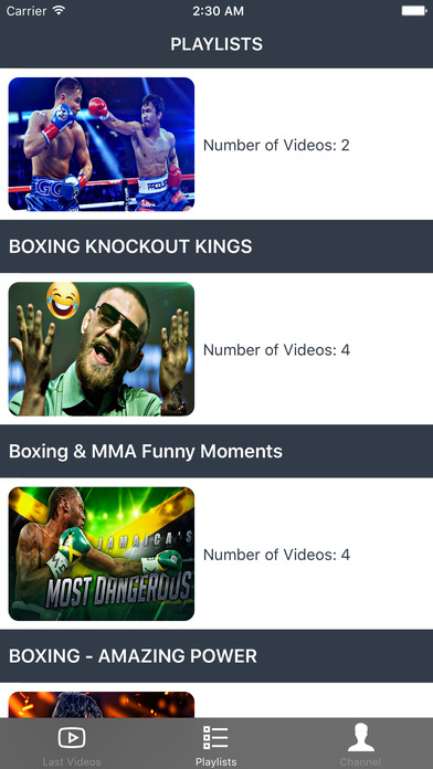 Boxing Mania - Watch Boxing And Wrestling Videos screenshot 2