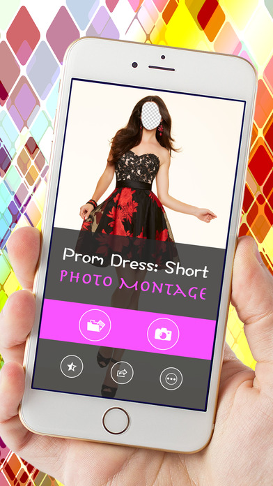 Prom Short Dress Photo Montage screenshot 3