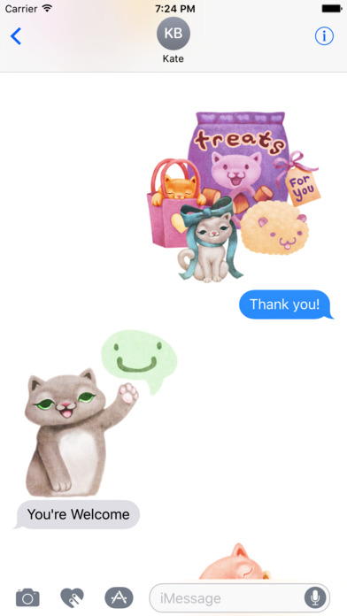 Poufee Tales: Cat Stickers screenshot 2