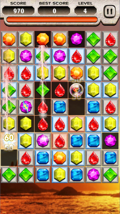 Jewel Blitz Mania - Match 3 Puzzle Classic Games screenshot 4
