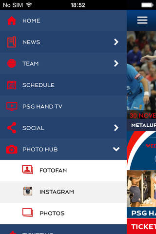 PSG Handball screenshot 2