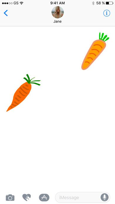 Carrots One Sticker Pack screenshot 3