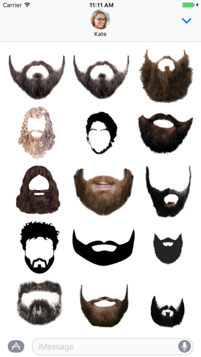 Beard and Mo Sticker Pack screenshot 3