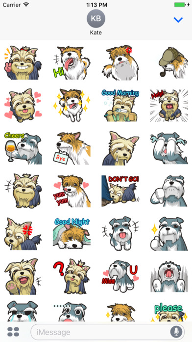 Stickers Dog Terrier screenshot 3