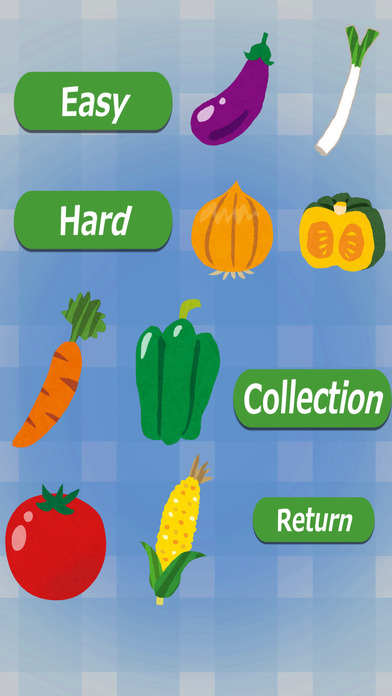 Vegetables Pelmanism (card game) screenshot 2