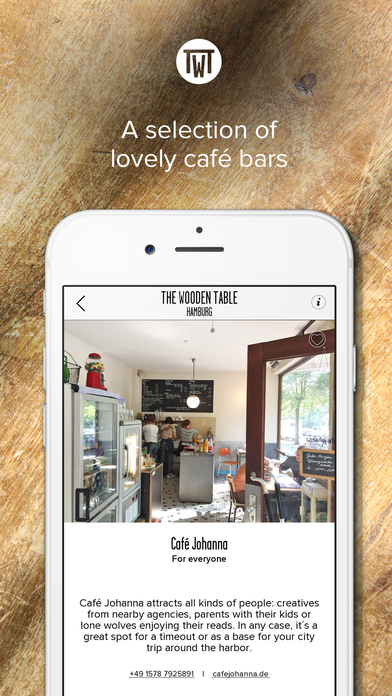 Lovely café bars in Hamburg – The Wooden Table screenshot 3