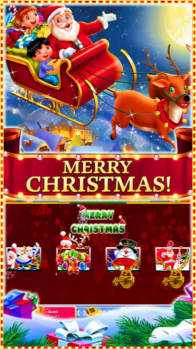 Classic Free Merry Christmas Slots Machine screenshot 2