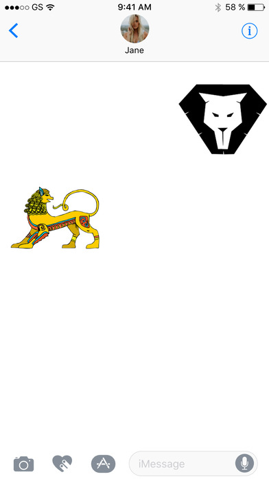 Lion Pack Sticker Pack! screenshot 3