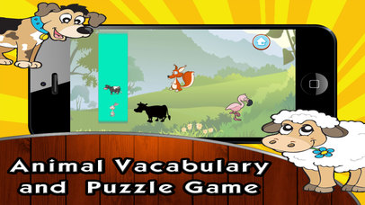 Easy Animal Puzzle and Vocabulary 4 screenshot 2