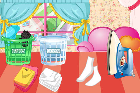 Princess Laundry 2 - Garden Home Cleaning screenshot 4