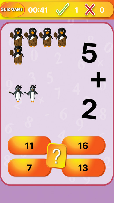 Penguin Racing Math Puzzle for Pingu Little Kids screenshot 2