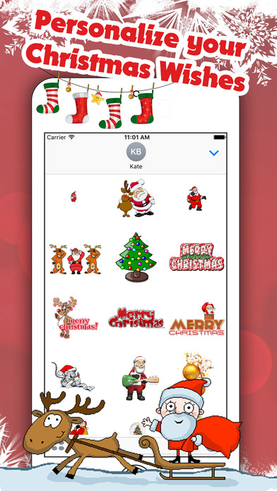 Best Animated Christmas Stickers screenshot 3