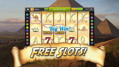 Slots - Egyptian Pyramid Free Slots Game screenshot 3